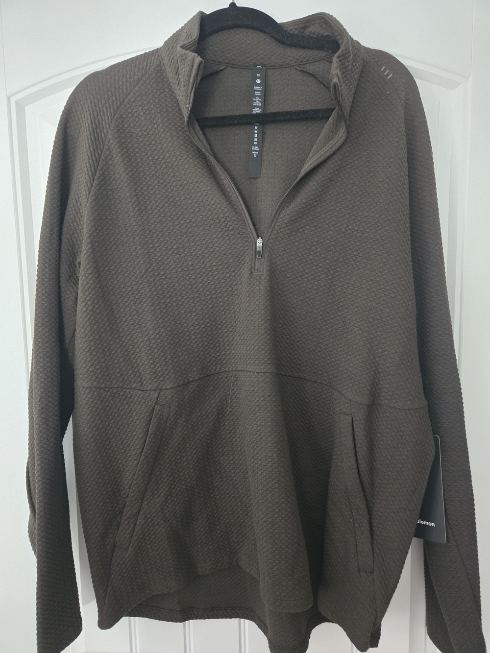 At Ease 1/2 Zip Lululemon Dark Olive